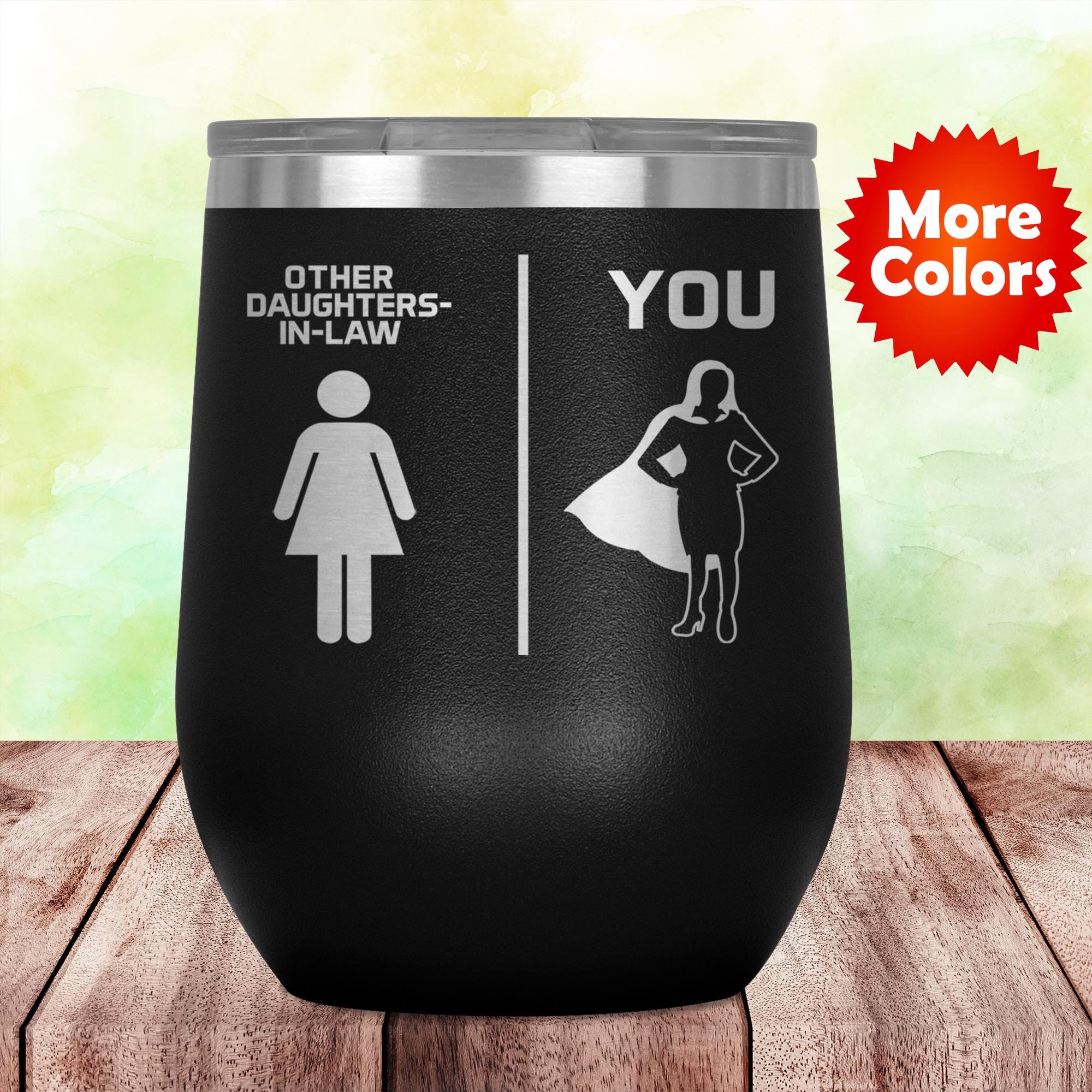 Funny Daughter In Law Gift For Daughter In Law Wine Tumbler Etsy