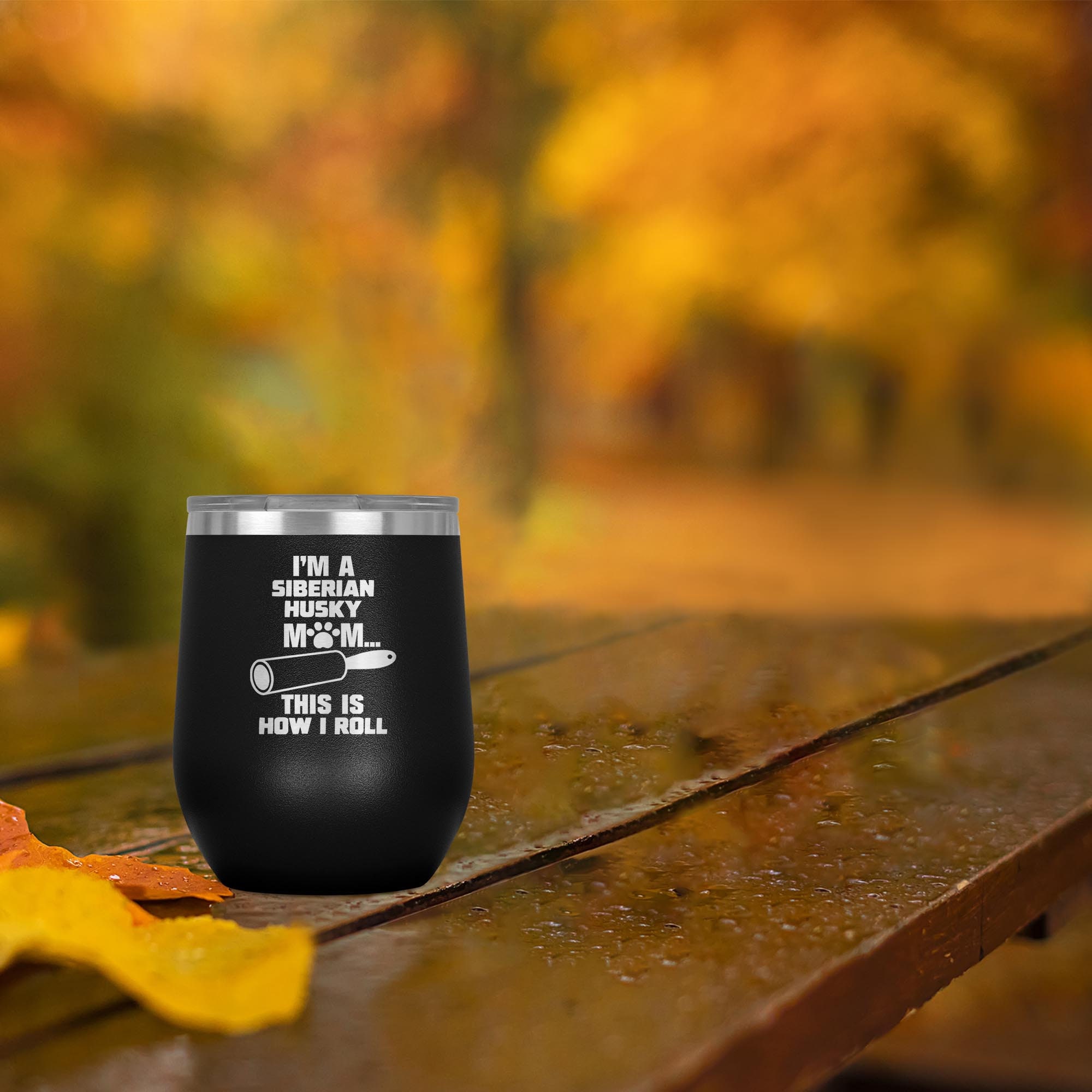 Funny Siberian Husky Gifts Husky Wine Tumbler Travel Cup Etsy