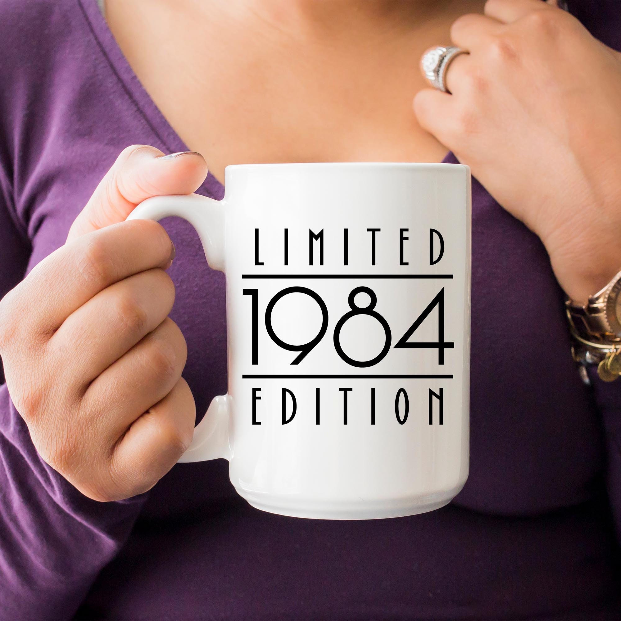 37th Birthday Mug Coffee Cup 37 Thirty Seven Seventh 1984 | Etsy