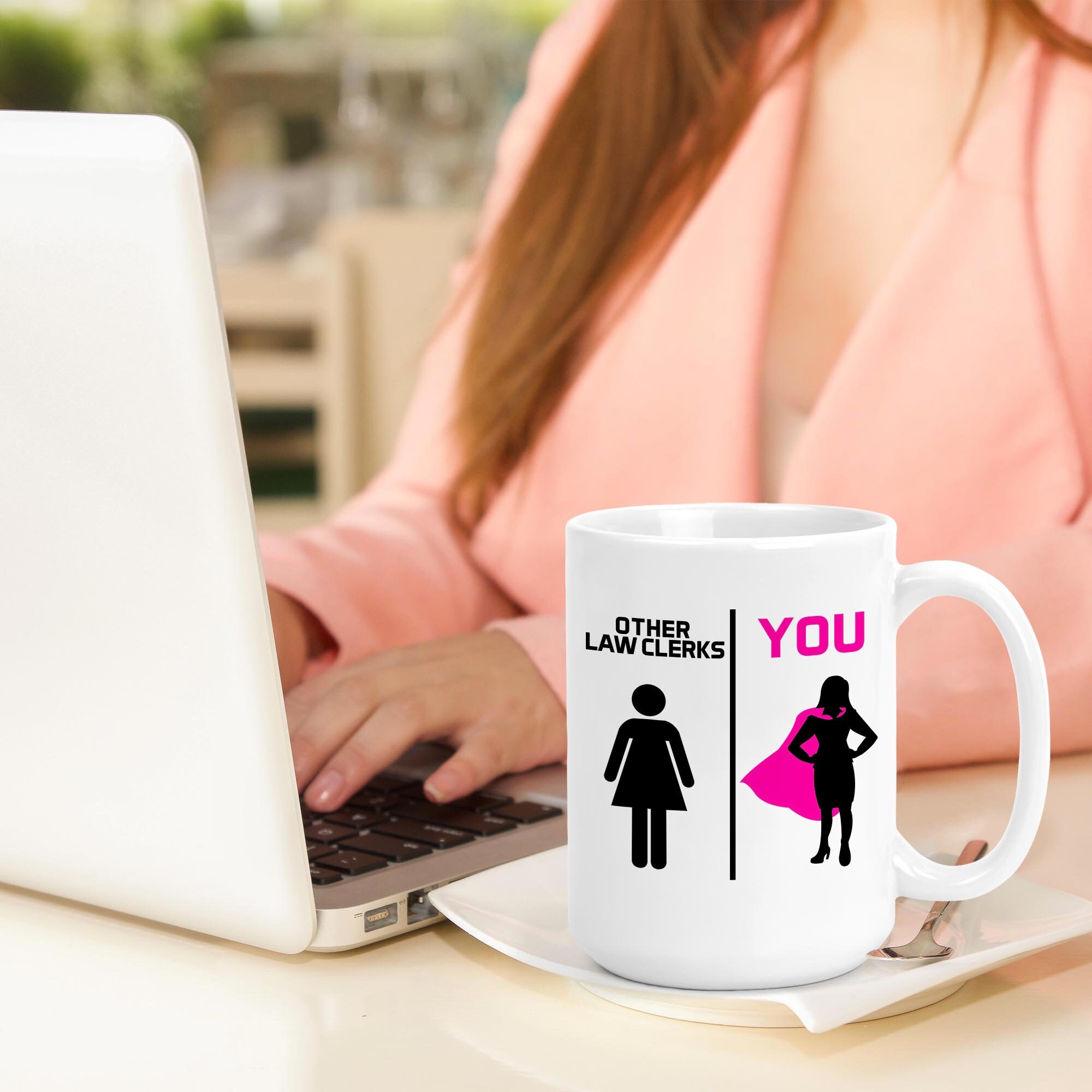 Funny Law Clerk Gift For Women Her Female Law Clerk Mug Etsy