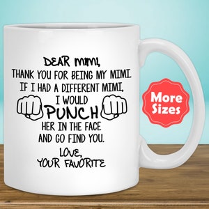 Funny Mimi Gifts, Funny Mimi Mug, Mimi Cup, Mimi Coffee Mug, Gift For Mimi Gift Idea, Mimi Birthday, Best Mimi Ever, Mimi Present F-53V