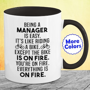 Manager Mug Coffee Cup Funny Gifts For Women Men Her Him Best Appreciation Leaving Going Away Thank You B-66W
