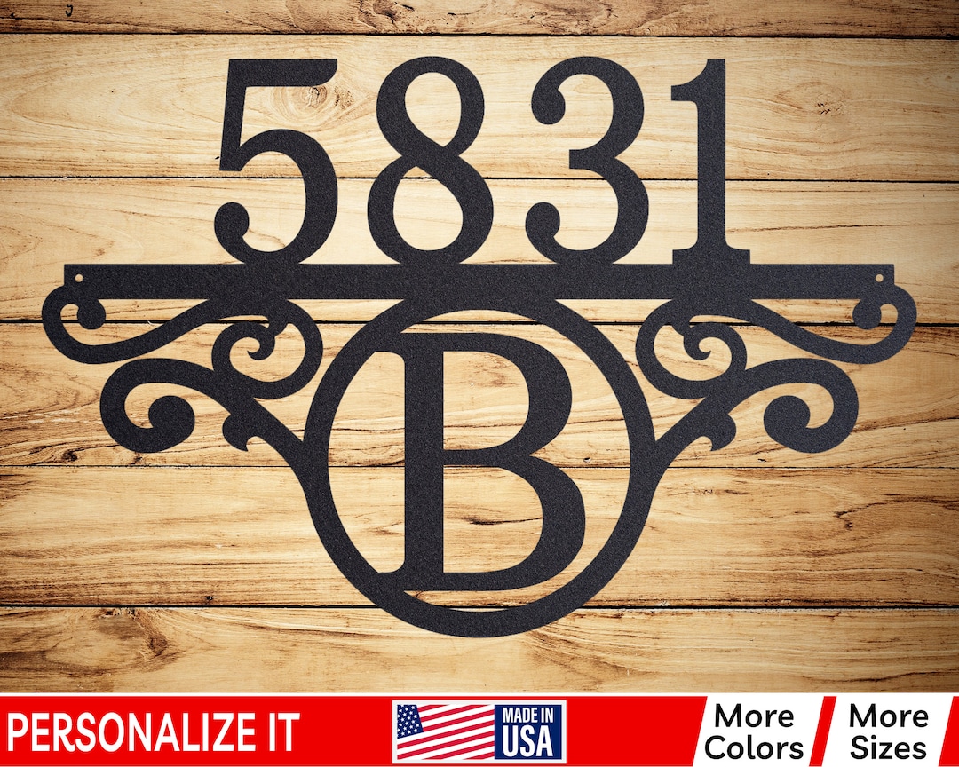 Address Number For House Number For Outside Plaque Personalized Metal address-number-for-house-number-for-outside-plaque-personalized-metal
