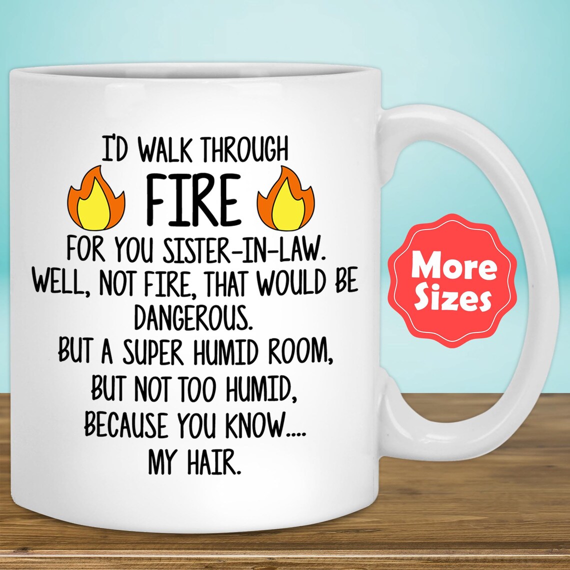 Funny Sister In Law Gift For Sister In Law Mug Coffee Cup Etsy