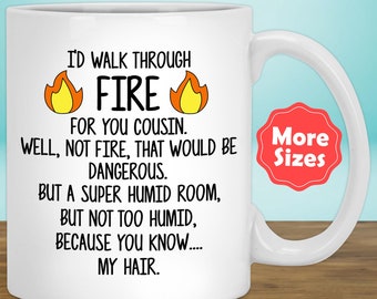 Funny Cousin Gifts For Women Men Her Him, Cousin Mug Coffee Cup, Gift For Cousin Gift Idea, Cousin Birthday Gift, Best Cousin Ever M-61O