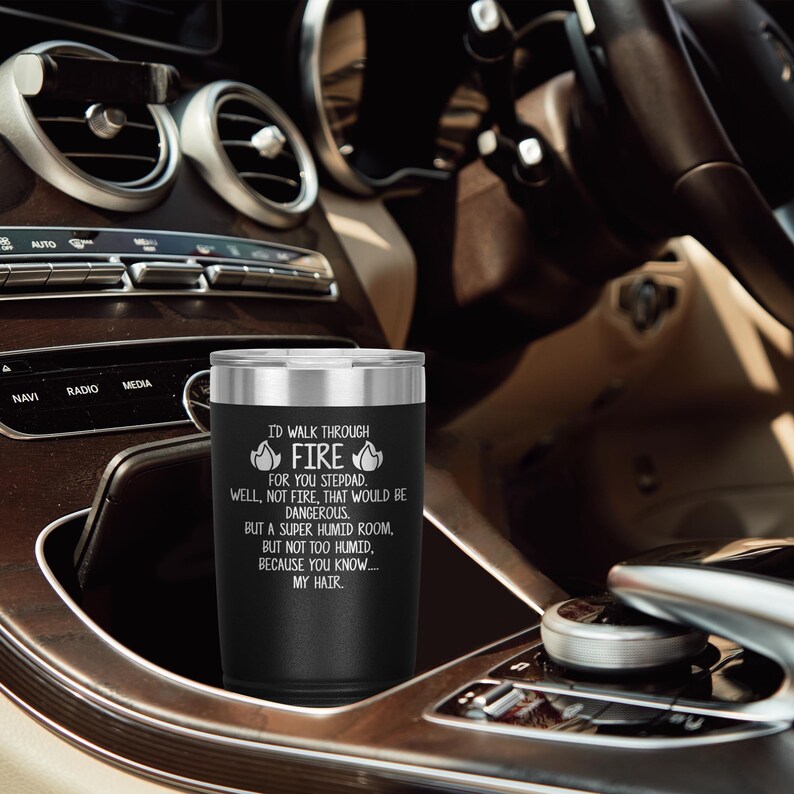 Funny Stepdad Gift For Stepdad Tumbler Travel Mug Cup, Stepdad Gift Idea, Stepdad Birthday, Best Stepdad Ever Stepdad Present Step Dad Y-49J image 10