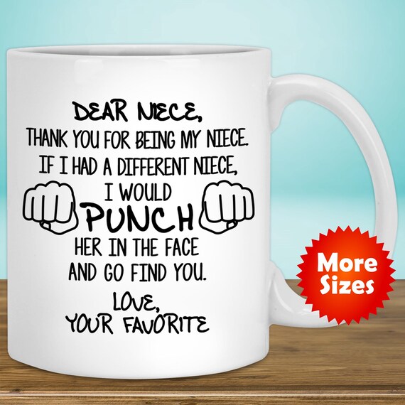 Details about  / Niece Mug Coffee Cup Funny Gifts For Birthday Best Present Idea Ever D-57Z