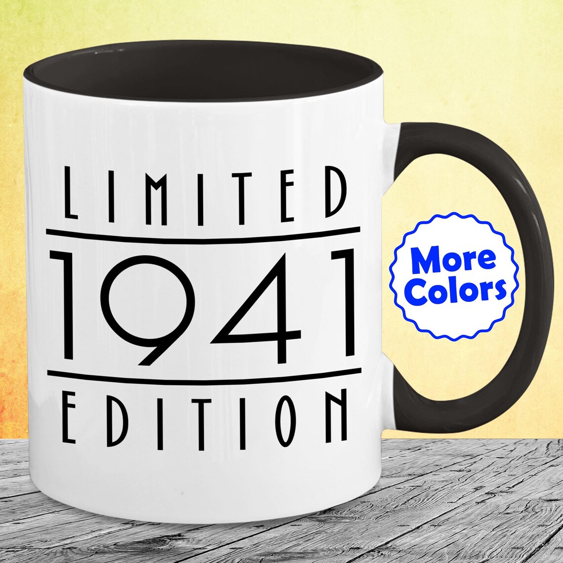 80th Birthday Mug Coffee Cup 80 Eighty Eightieth 1941