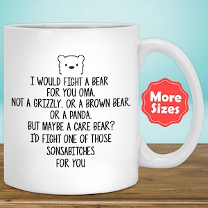 Funny Oma Gifts, Funny Oma Mug, Oma Coffee Mug, Oma Cup, Gift For Oma Gift Idea, Oma Birthday Gift, Best Oma Ever, Oma Present X-59V