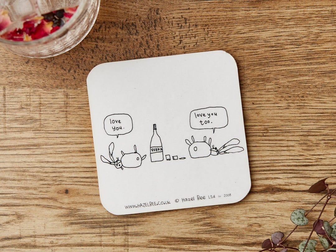 Vodka Rabbits Coaster - Etsy