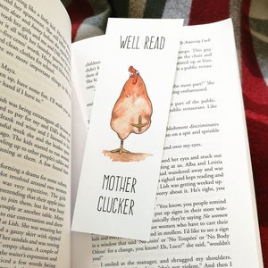 Well Read Mother Clucker Chicken Bookmark