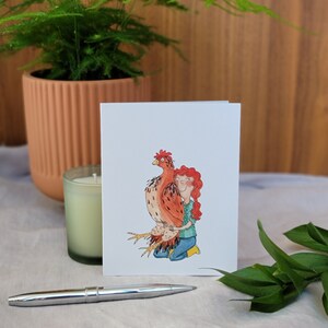 Carte de voeux pour les amateurs de poulet // Carte pour amateur de poulet image 2