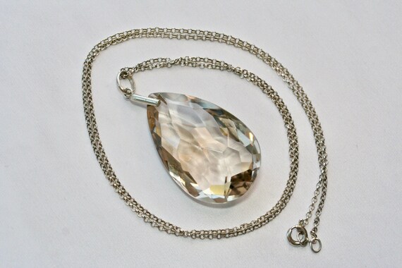 .925 Smoky Topaz Faceted Gemstone Pendant Sterling Silver 9 Grams Pendants With Stone Gifts for Women Boho Hippie Jewelry Sale Pendant