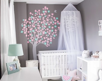 Dosel para cama infantil, dosel para cuna, tienda de campaña de tul para guardería, dosel colgante para niñas o niños, decoración de ensueño para guardería y sala de juegos.
