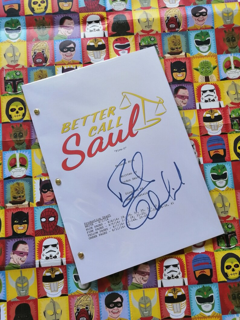 Better Call Saul Pilot Episode Script with Signatures / | Etsy