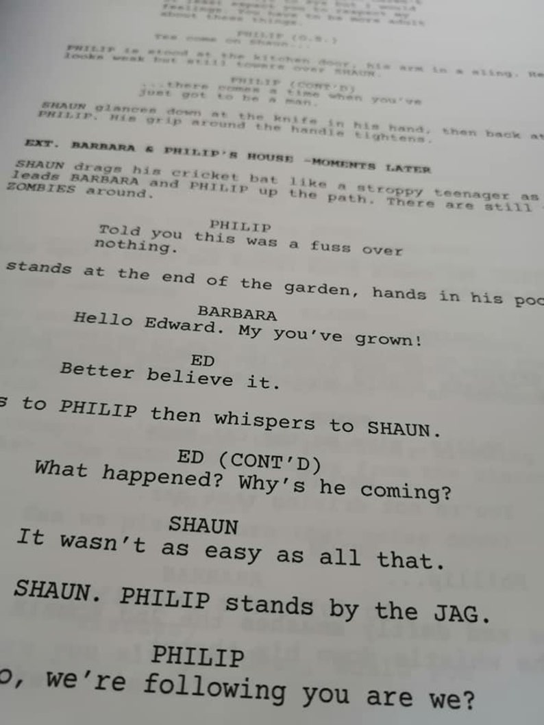 Shaun of the Dead Script with Signatures / Autographs Reprint Etsy