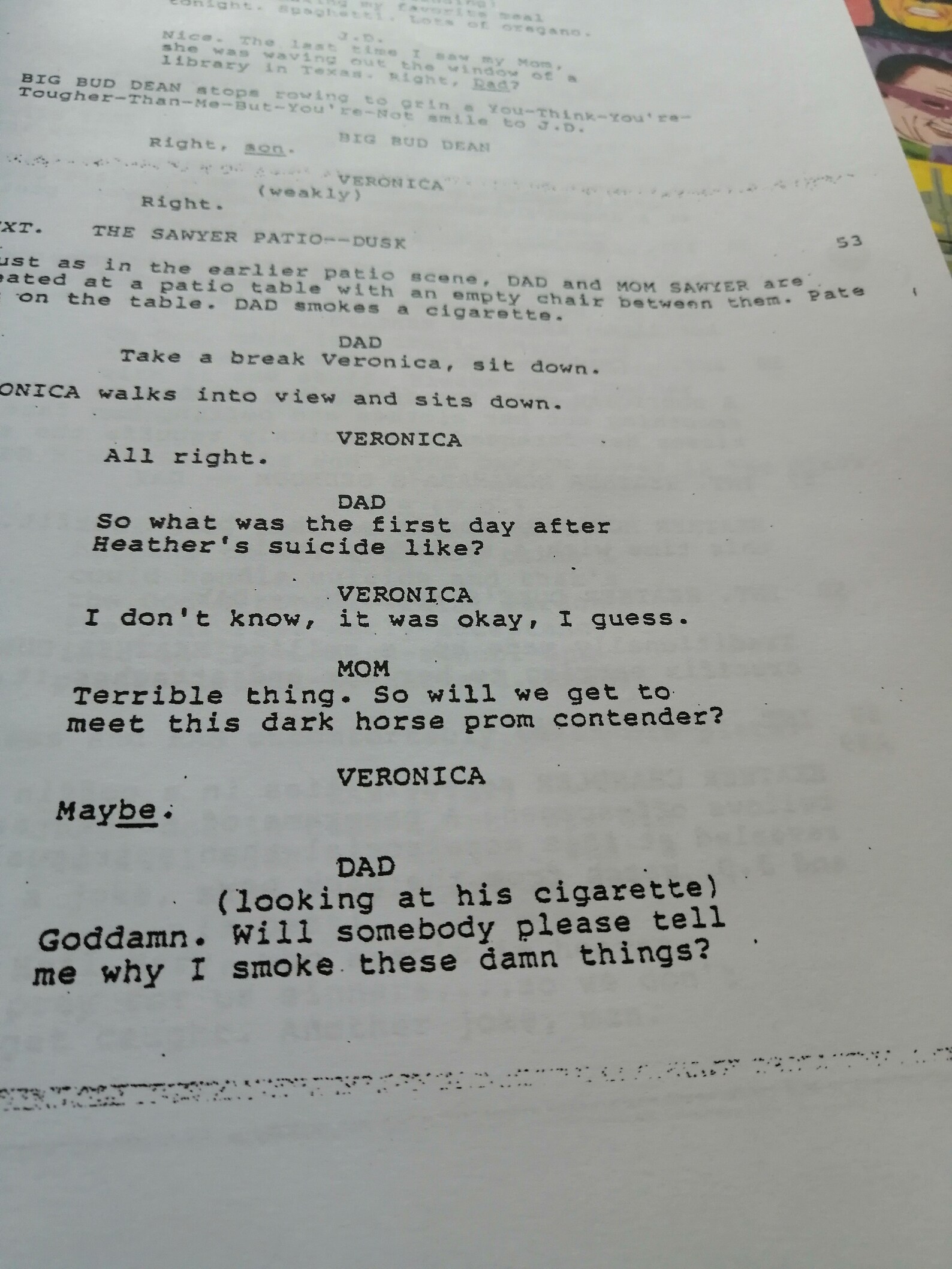 Heathers movie Script with Signatures / Autographs Reprint Etsy