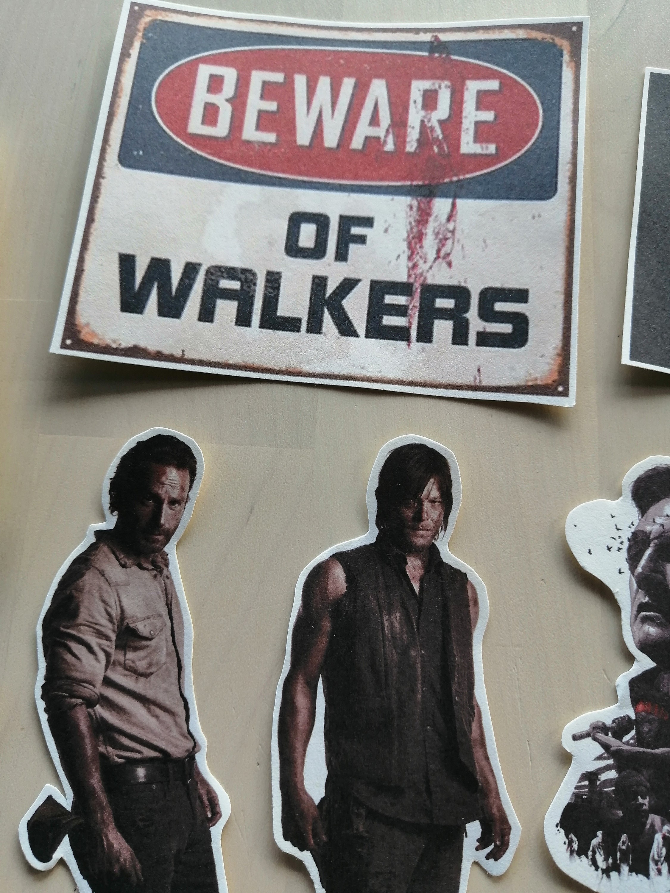 The Walking Dead Sticker Pack Unique Gift Christmas Xmas Etsy