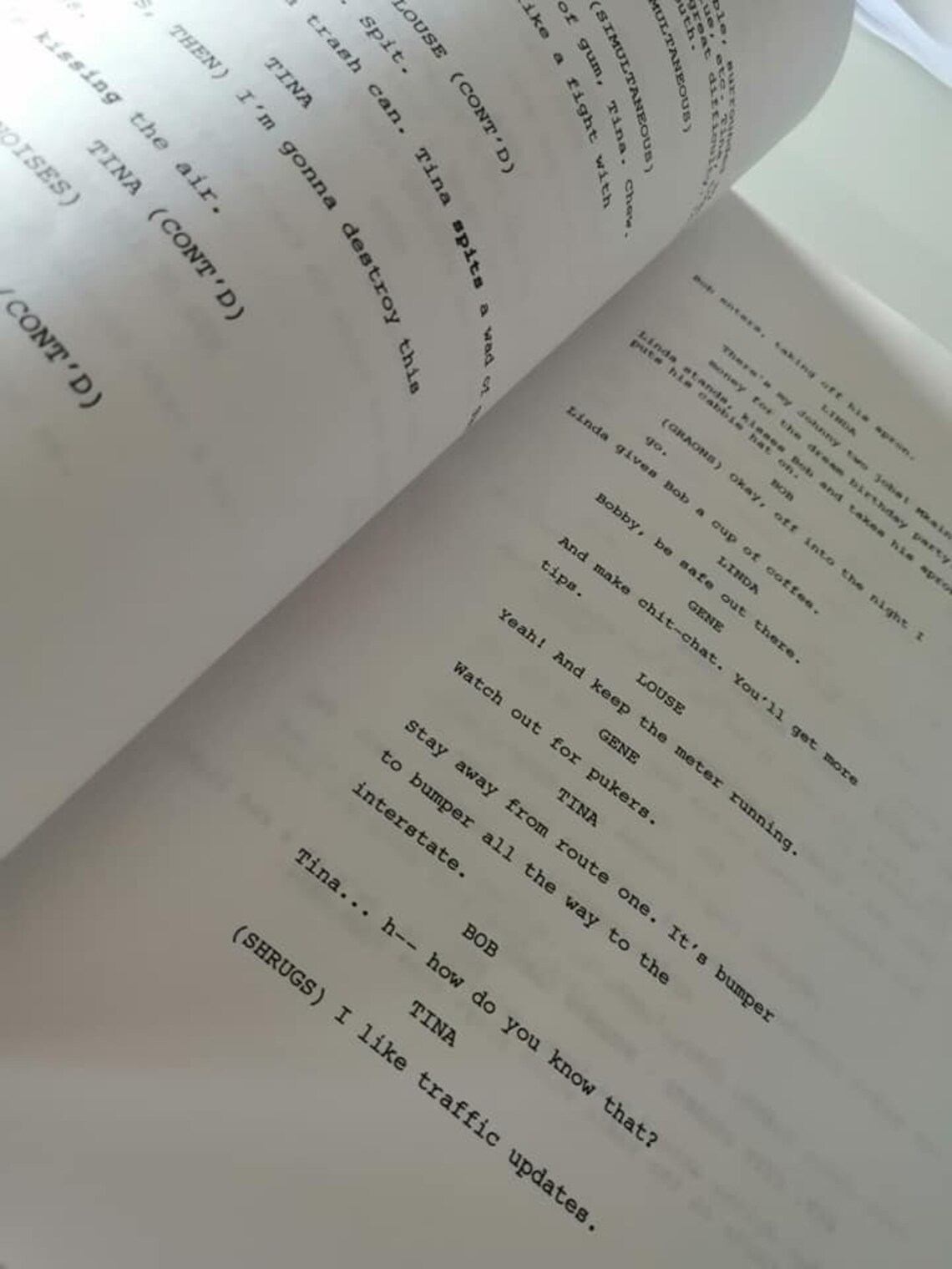 Bob's Burgers TV Script with Signatures / Autographs Etsy