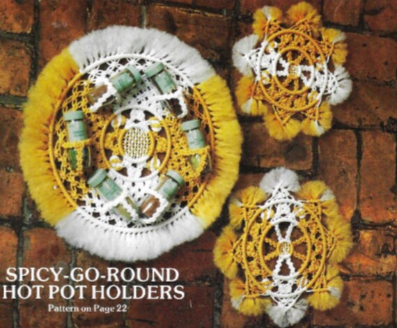 Anleitung Untersetzer Makramee Untersetzer Garn Makramee Tischset - Main Image