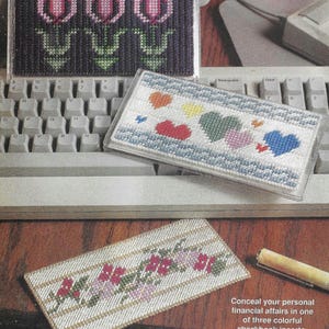 Mönster för checkhäftesomslag i plastduk i PDF-format