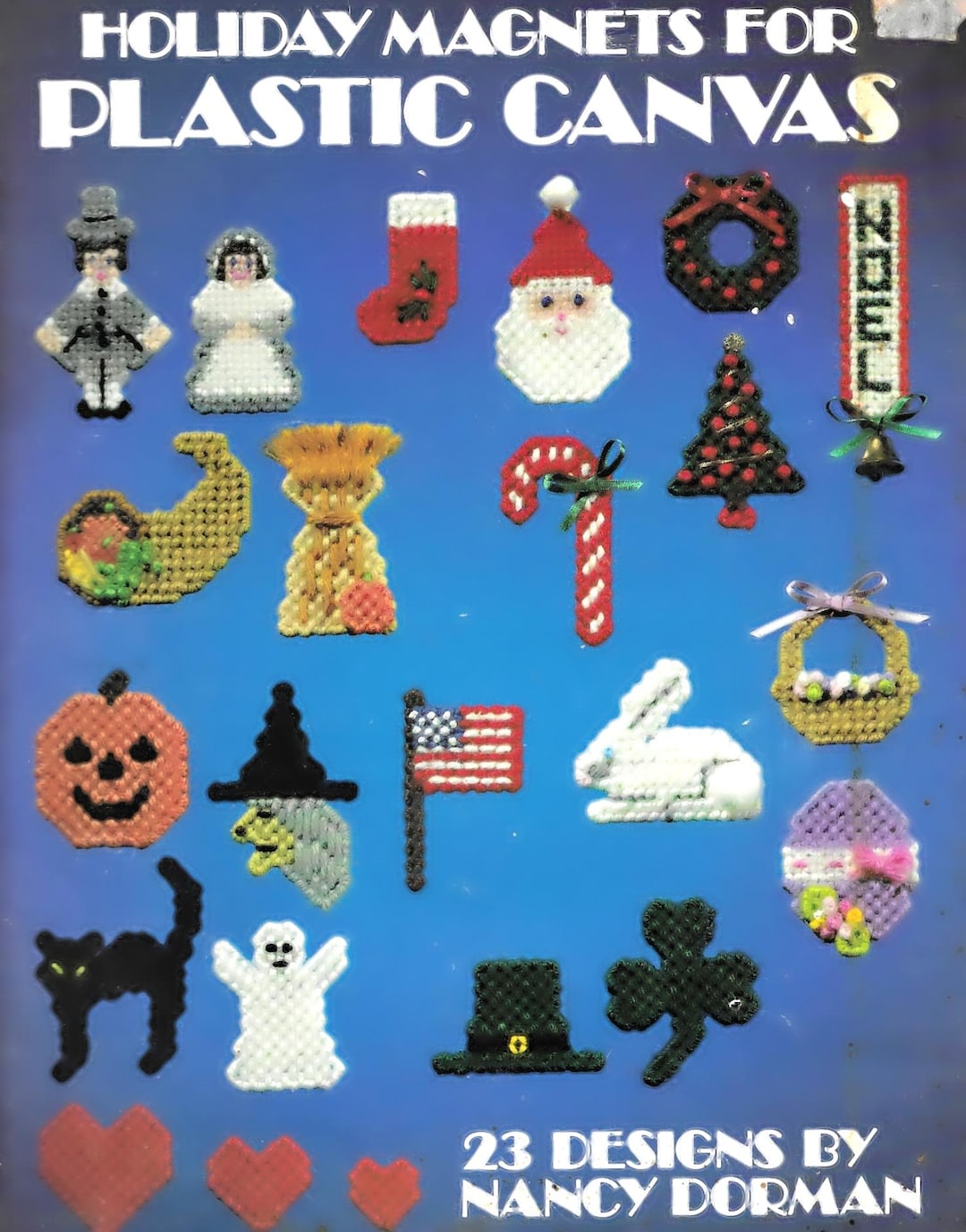 23 Holiday Magnets Plastic Canvas Pattern PDF - Etsy