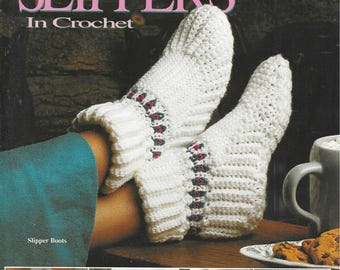 Simple Slippers nine crochet patterns PDF