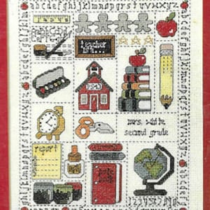 Teacher Sampler, five more Cross Stitch patterns PDF