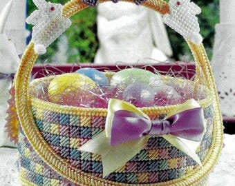 Easter Basket Plastic canvas pattern PDF