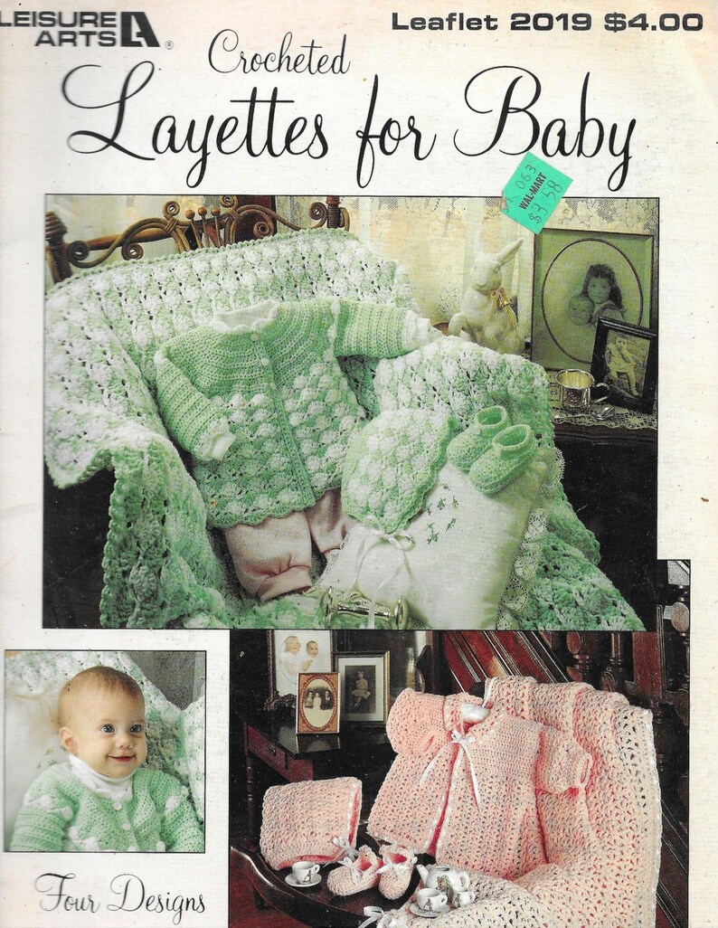 Layette Pattern Vintage Crochet Layettes for Baby Pattern PDF - Etsy