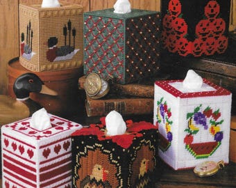 Un año de fundas para cajas de pañuelos Patrón de lona plástica en PDF