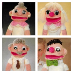 Four Hand Puppets Crochet PDF download