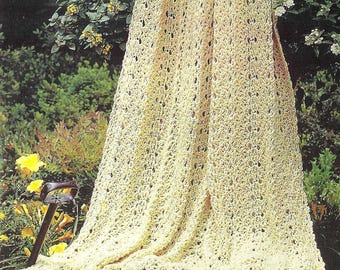 Vintage Lace Afghan crochet PDF