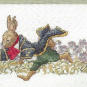 White Rabbit vintage Cross Stitch pattern PDF