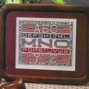 Americans Sampler Cross Stitch PDF