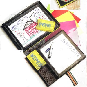 Child&#39;s art case plastic canvas pattern PDF
