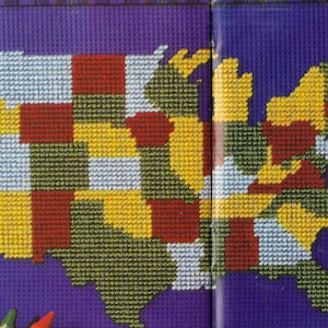 USA Map Plastiktuch als PDF Anleitung