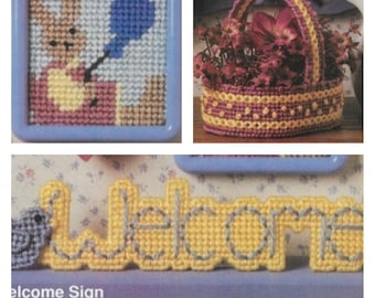 イースター ラブ 壁掛け - プラスチック キャンバス パターン - PDF