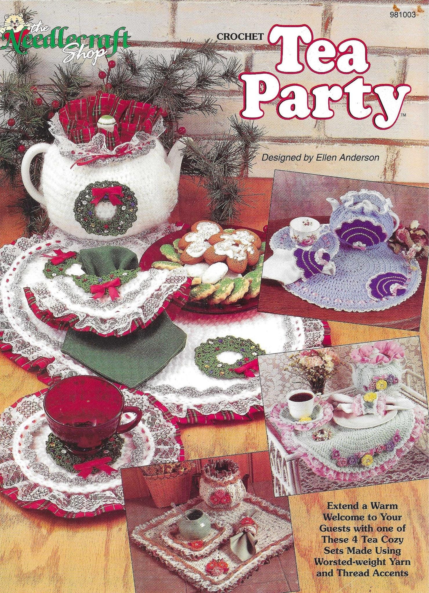 11 Tea Cozy Crochet Patterns for Teapots, Gifts, and Kitchen Decor 6 Tea Party 4 tea cozy sets crochet patterns