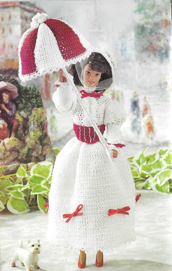 white christmas dresses Bride or Bride's Maid Doll Dress Pattern main image 1