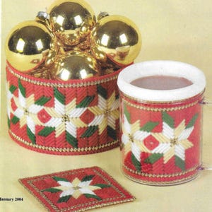 Three seasonal sets plastic canvas pattern PDF