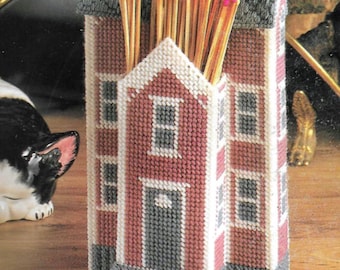 Victorian House match plastic canvas pattern PDF