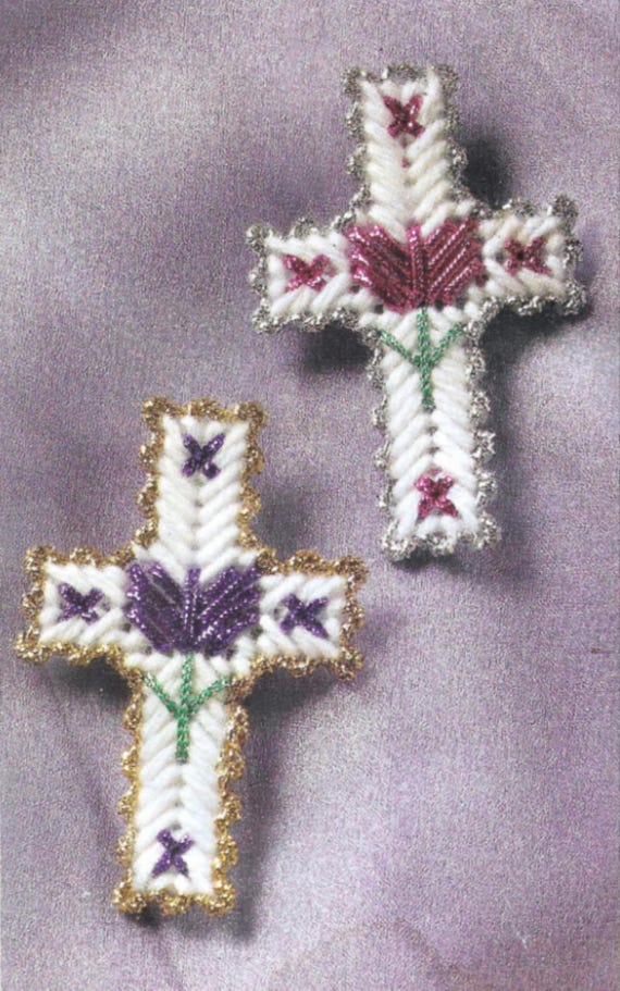 Cross Pin, Plastic Canvas Pattern PDF - Etsy