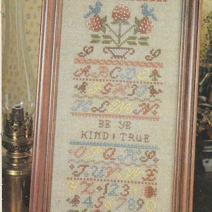 Colonial Sampler Cross stitch vintage PDF