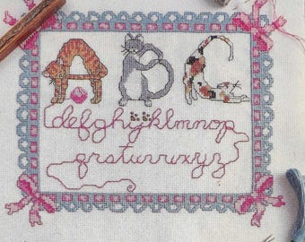 Cat Sampler Cross Stitch pattern PDF