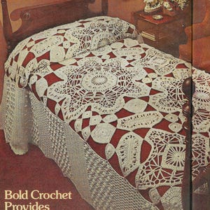 Vintage crochet bedspread PDF