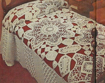 Vintage crochet bedspread PDF