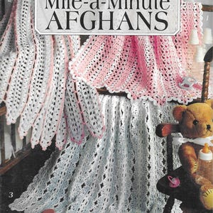 Mile-a-minute baby afghan crochet patterns PDF