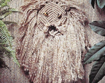 Lion Vintage Macrame pattern PDF