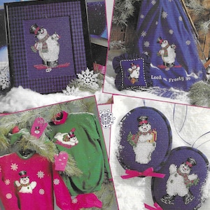 Frosty the Snowman 13 charts Cross Stitch PDF